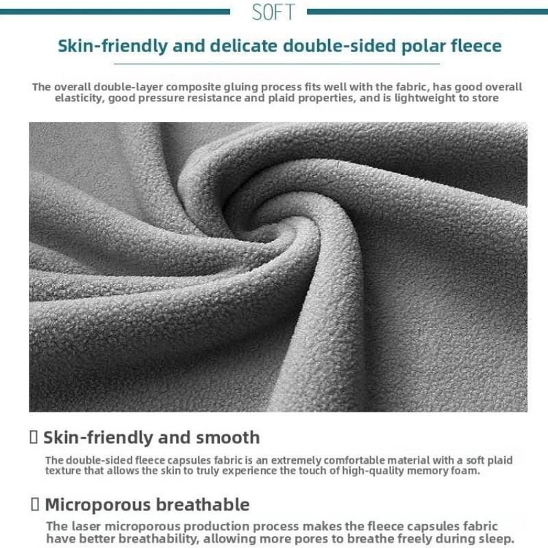 Ergonomic Travel Neck Pillow, Orthopedic Neck Support for Travel, Office and Car, Comfortable and Adjustable Design