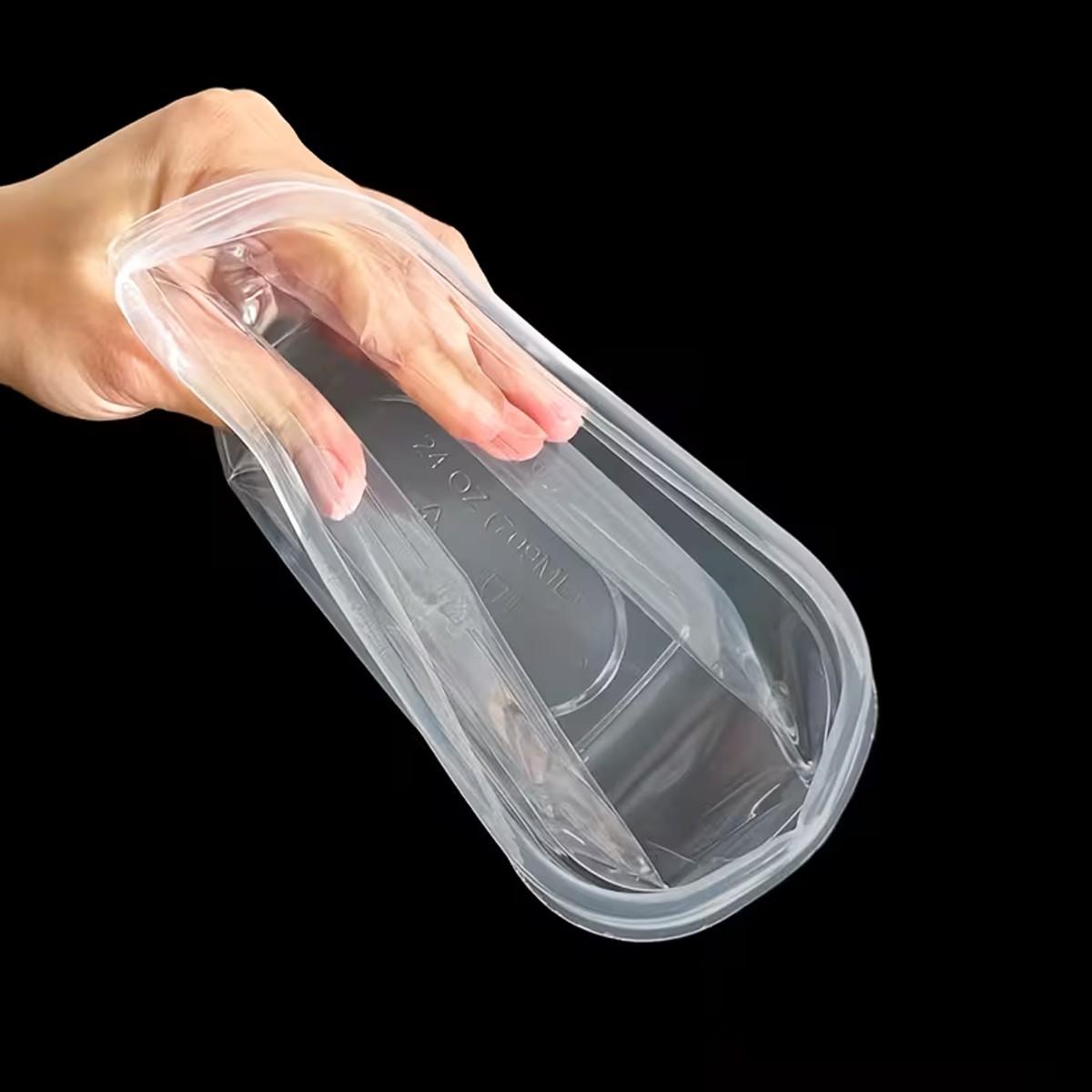 3/6/12pc rectangular food storage container with lid, reusable and stackable, leak-proof, Leakproof Airtight Containers, suitable for pre-meal preparation containers such as grains, meats, fruits, vegetables, salads, is the perfect choice for home