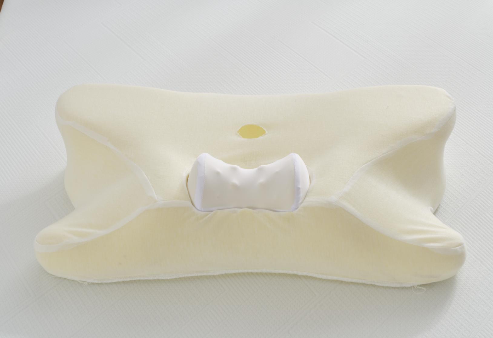 VIZIM Ergonomic Infinity Pillow, Cervical Memory Foam Pillow for Relaxation & Fatigue Relief, High Density Slow Rebound, Breathable Orthopedic Bed Pillow for All Sleepers