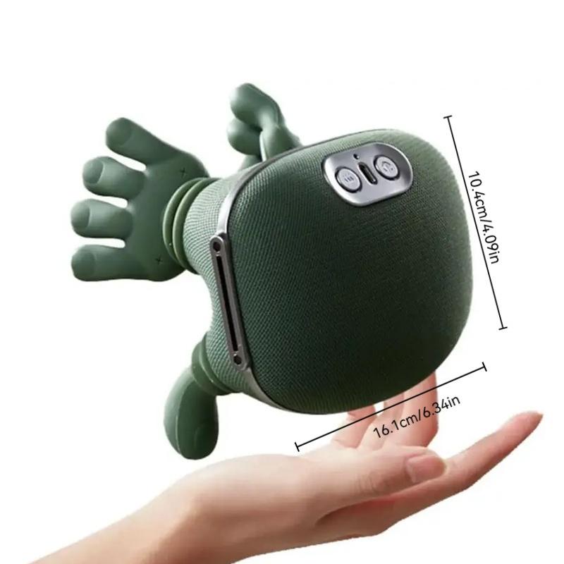Bionic hand heating massage device, used for deep tissue pain relief, neck shoulder relaxer, wireless portable electric finger pressure 4D kneading massage, designed to simulate the human hand, suitable for neck/shoulder/hand/leg massage, item for home
