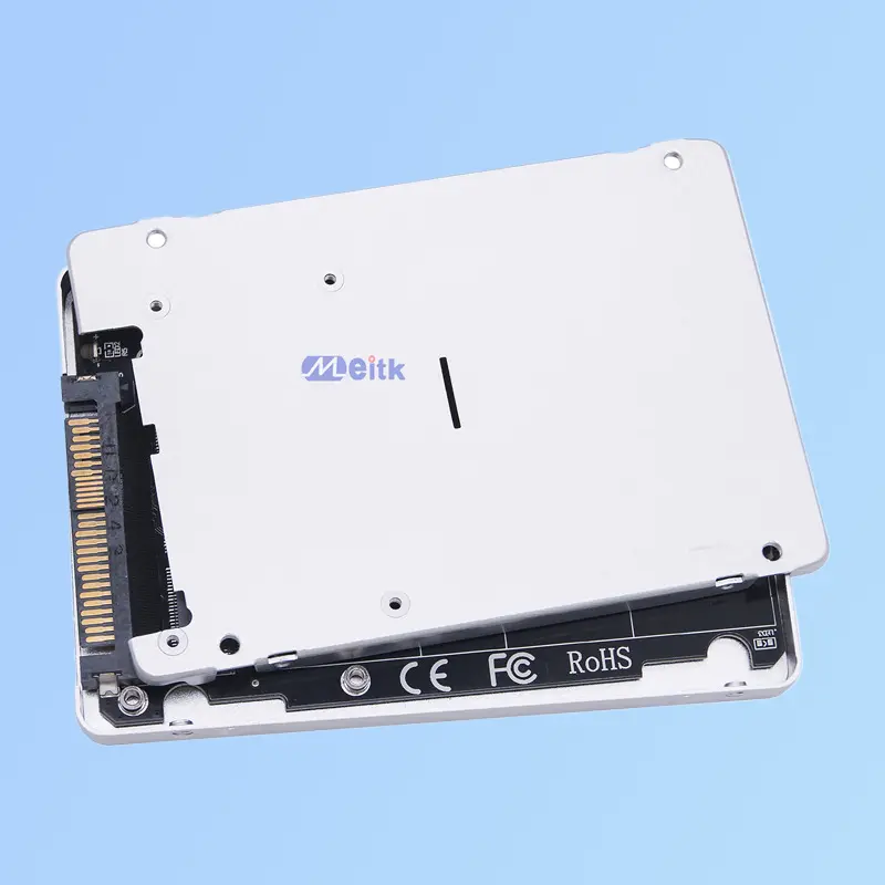 PCIE3.0 Full Aluminum M.2 SSD Enclosure Adapter Converts NVME NGFF To U.2 SFF8639 External Storage Box