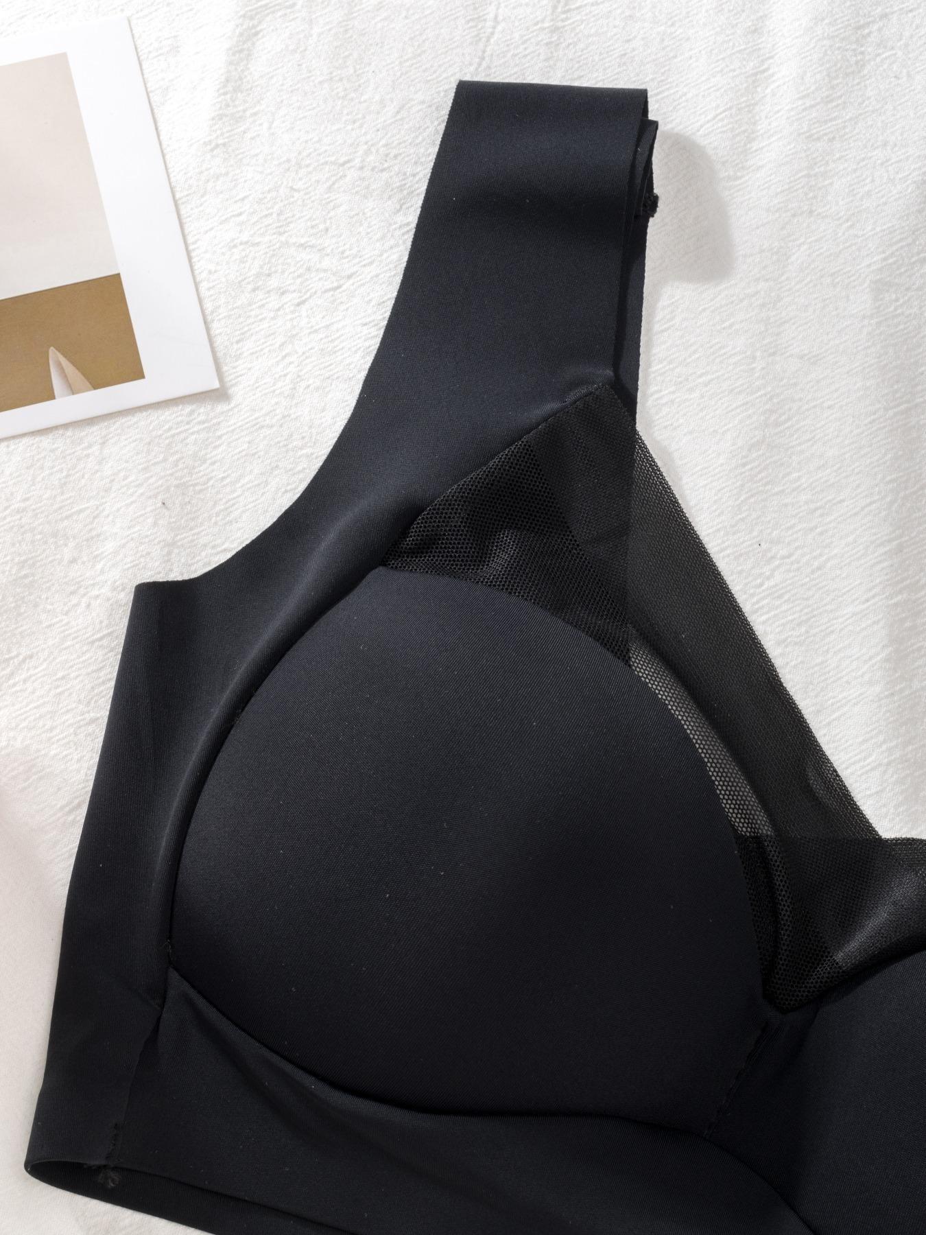 Women's Seamless Wireless Underwear Bra, Ice Silk Fabric Breathable, Buckleless Design, Casual, Ideal for Home Wear and Sleep, Multi-Purpose Daily Use