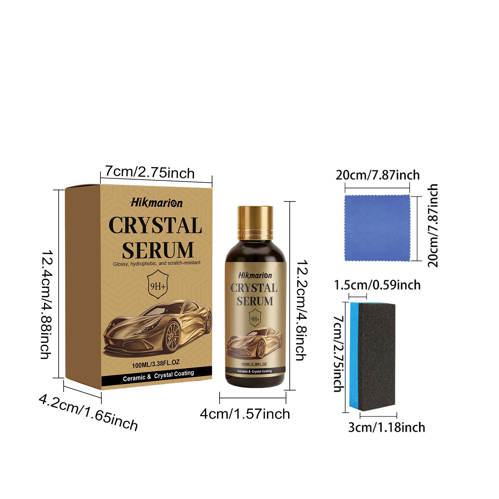 Car Ceramic Coating Kit, Paint Protection Film, Glossy Finish, Anti-Scratch, Water Repellent, Easy Clean, Car Care Essentials