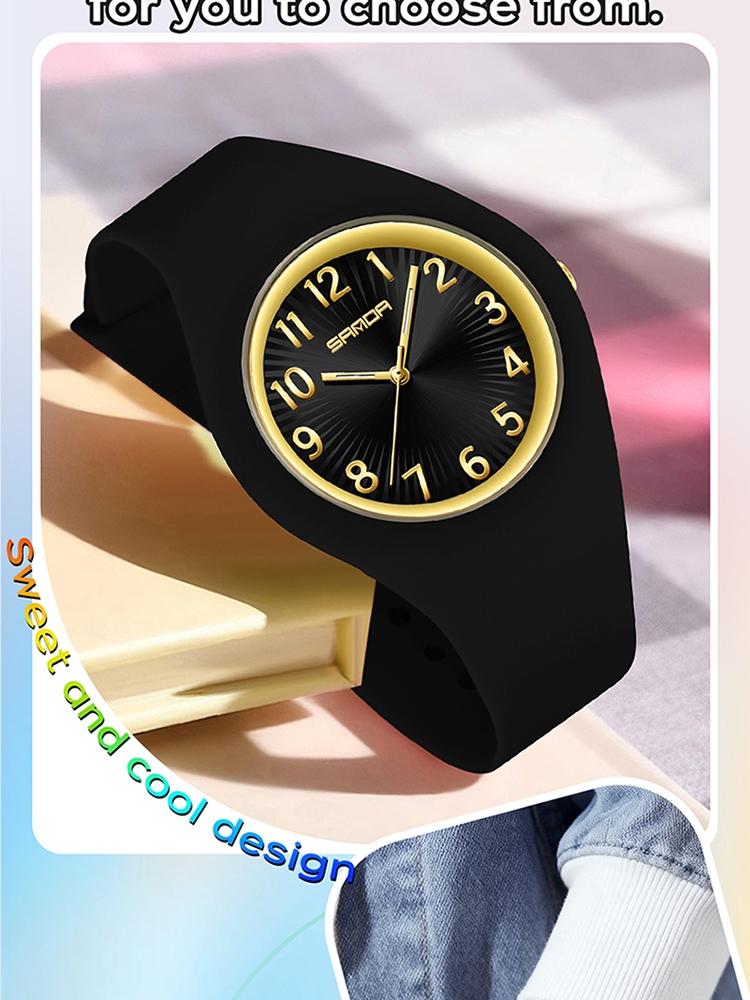 1Pcs Fashion Elegant Design Women's Quartz Watch, Brand Business Ladies Wristwatch Waterproof, Simple Casual Women Man Watch, Neutral Men and Women Watches Suitable for people over 18 years old Woman Men Mother Daughter Holiday Birthday Gifts