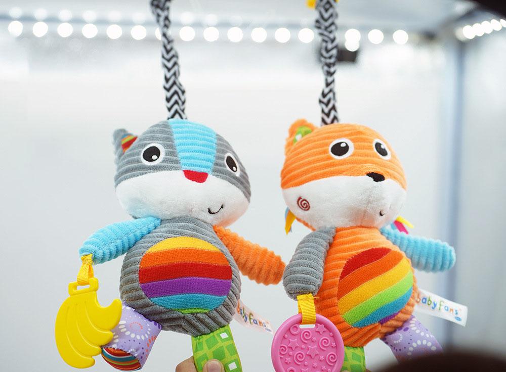 Baby Rattle Toys Animal Hand Bells Mechanical Octave piano Baby Music Rattle for Kid Bed and Stroller Elephant lion cow cat