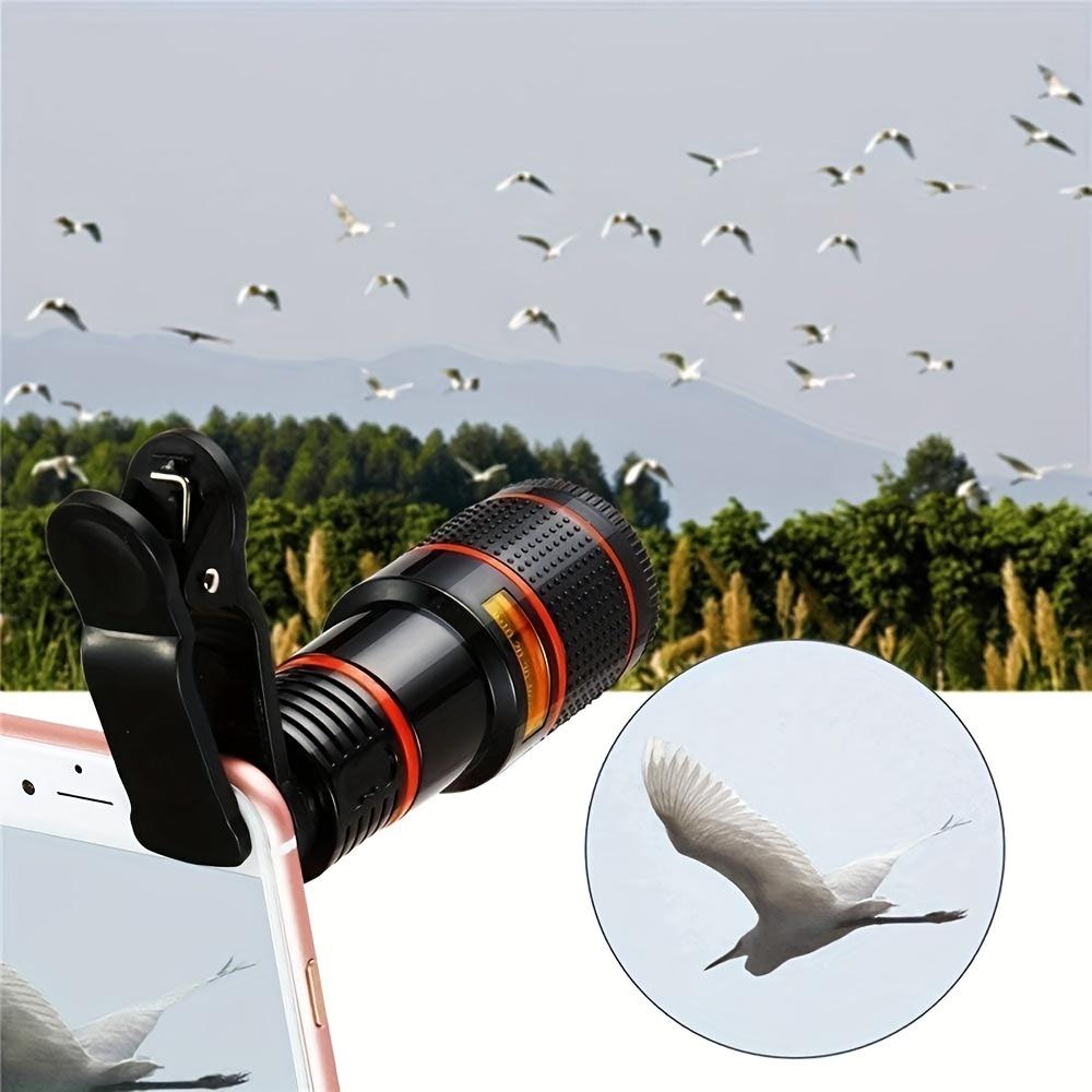 8x42 Monocular Telescope - Compact & Pocket-Sized High Power Optics for Adults, Waterproof for Wildlife Observation, Hiking, Bird Watching & Travel