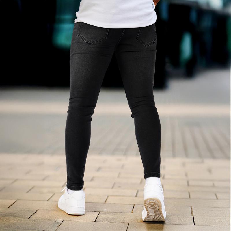 GINGTTO Men's Ripped Skinny Jeans Slim Fit Stretch Denim Pants Distressed Tapered Leg Fashion Pants GINGTTO Men's Ripped Skinny Jeans Slim Fit Stretch Denim Pants Distressed Tapered Leg Fashion Pants