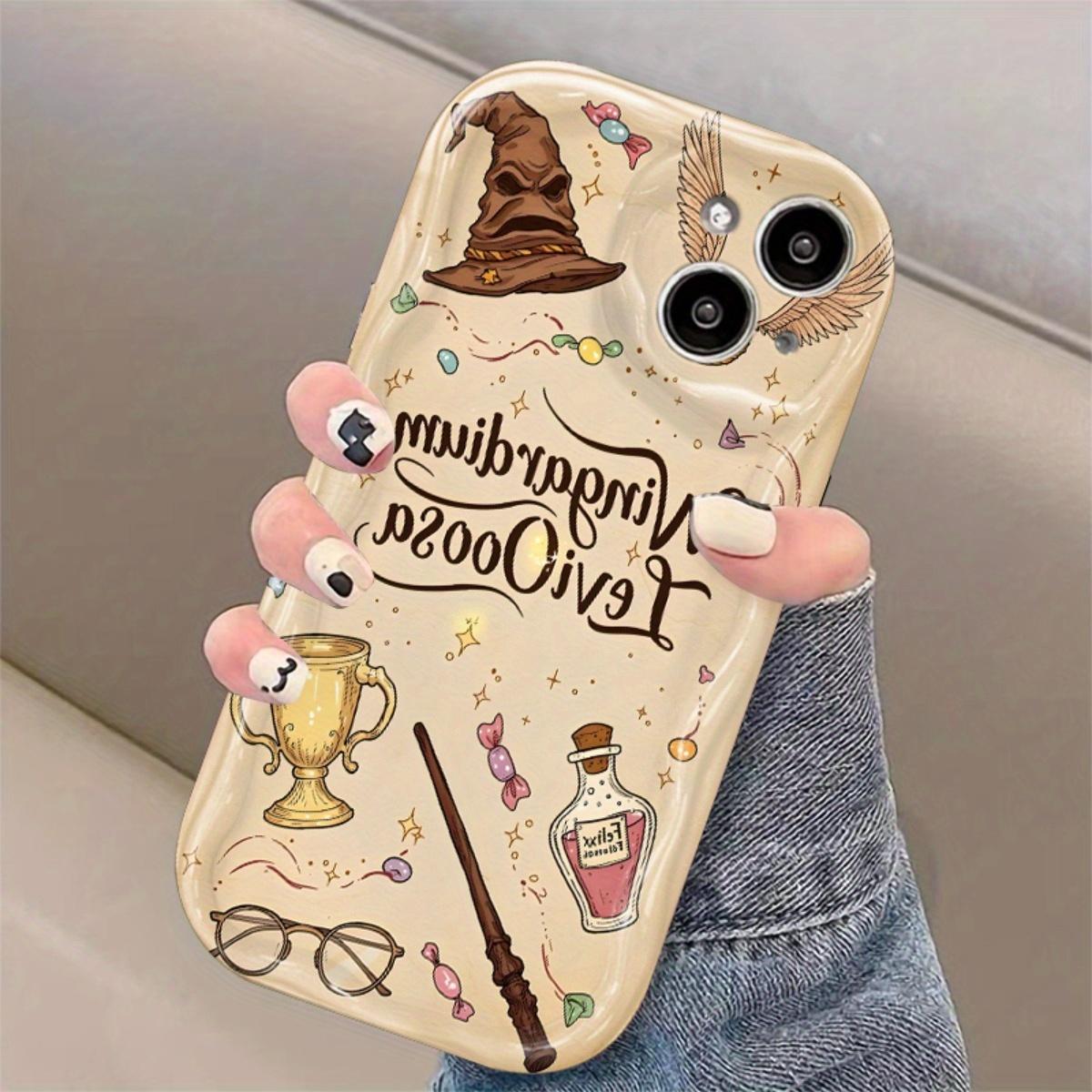 Harry Potter Design Transparent Phone Case, Soft Wave Protective Cover, Fits iPhone 17/16/15 Series, Shockproof Durable Tpu Material Casing, Accessories
