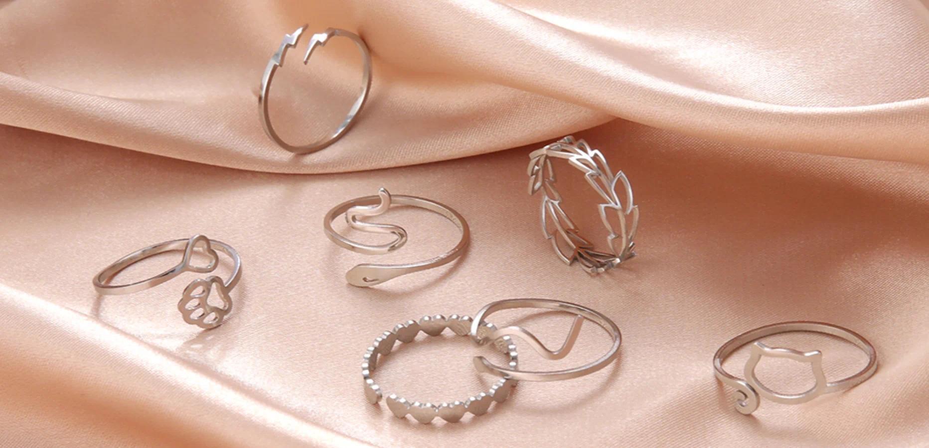 Women's Skyrim Wing Shape Stainless Steel Ring - Acid/Alkali Resistant, Kpop Fashion Jewelry, Wedding Band, Birthday Gift, Wholesale Costume Accessory, Resists Acid/Alkali