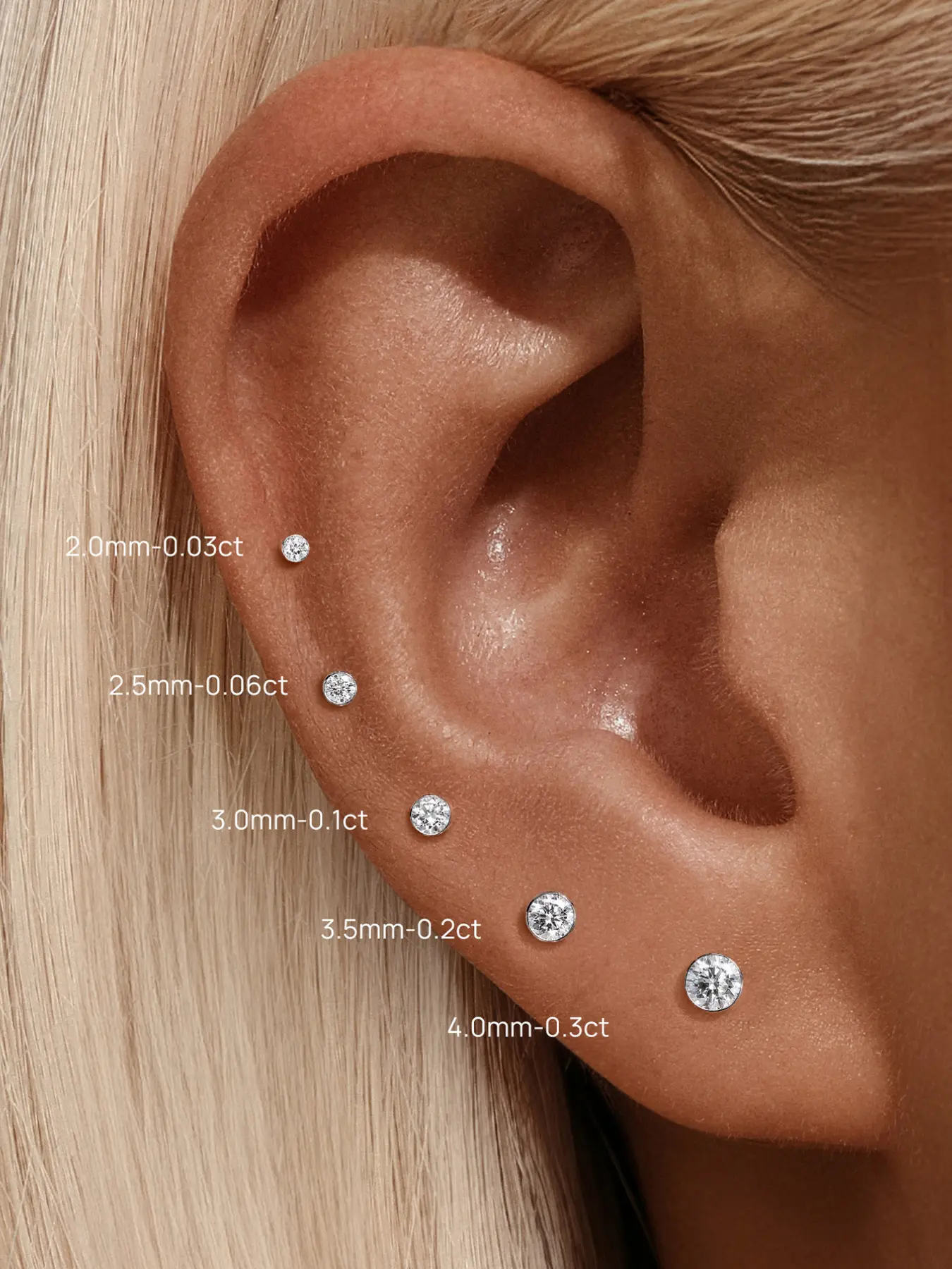 S925 Sterling Silver Moissanite Stud Earrings, Hypoallergenic, Elegant Jewelry for Daily Wear, Parties, Weddings, Birthdays, Gifts