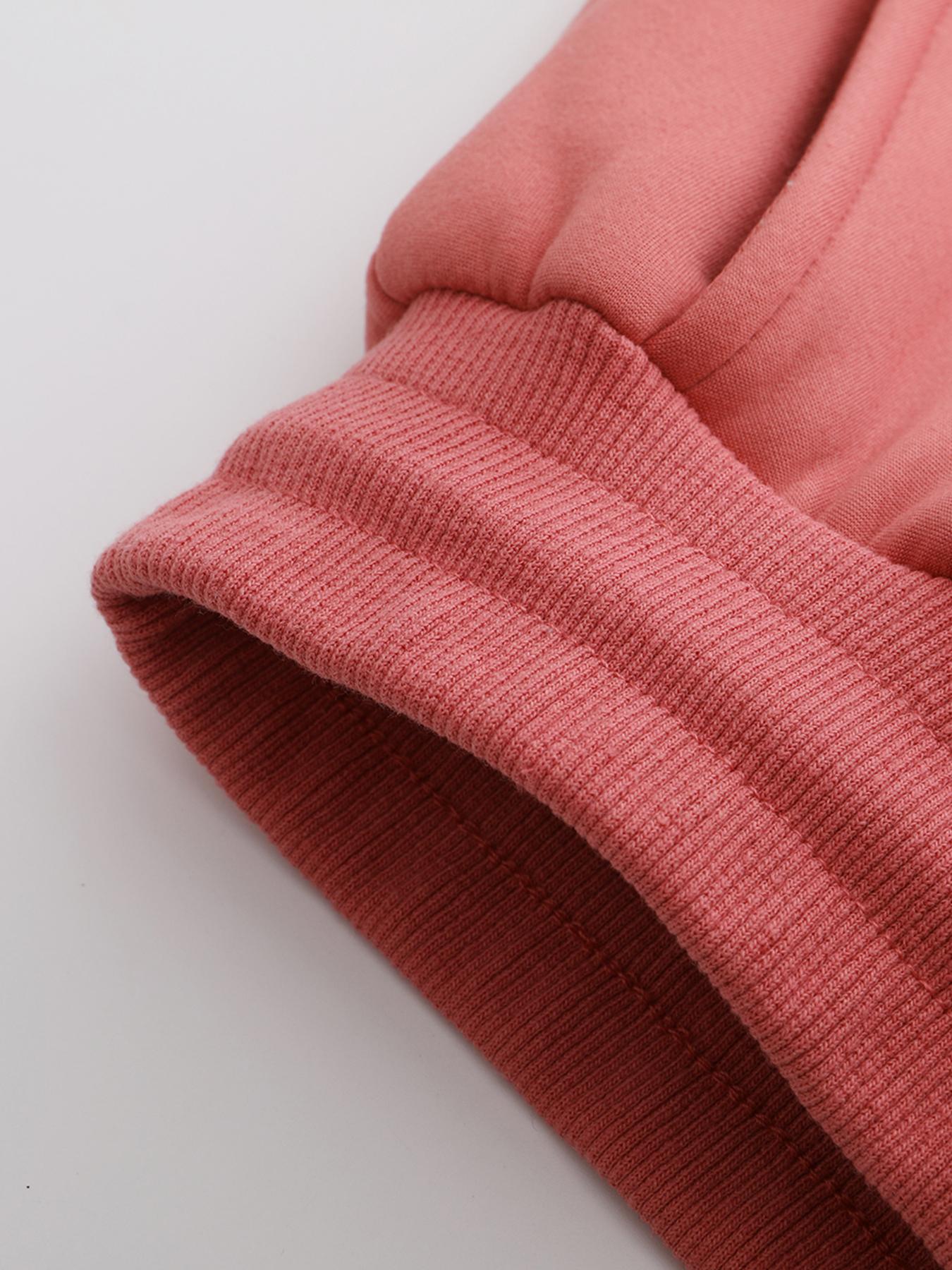 Women's Casual Straight Leg Fleece Lined Pants, Thickened Long Trousers for Fall & Winter, Daily Wear Fashion Sweatpants Bottom