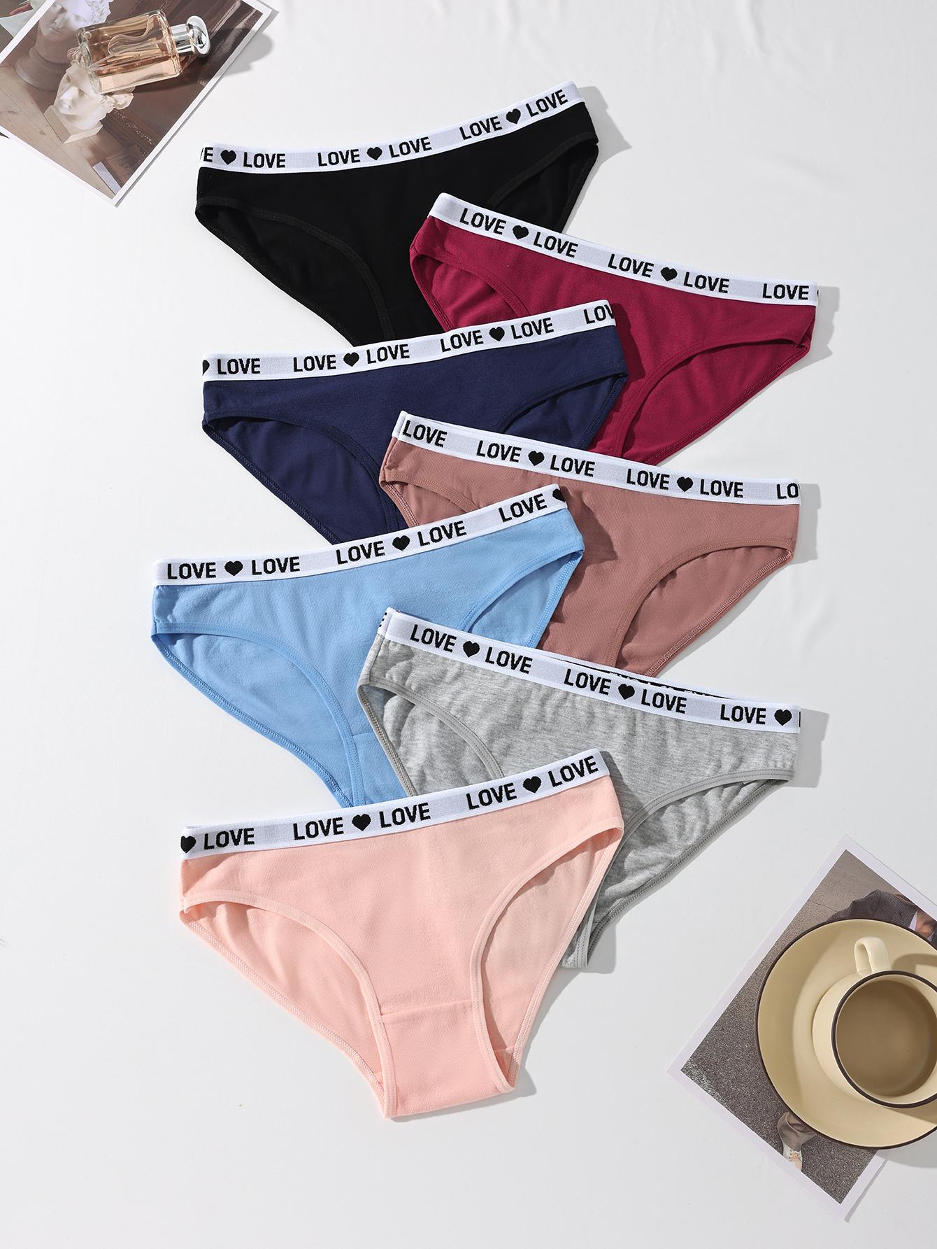 HOTCOM Women’s Athletic Activewear Seamless Panties 7-Pack – Mid-Waist Full-Coverage Cotton Blend Lingerie for Everyday Womenswear (S-XL)