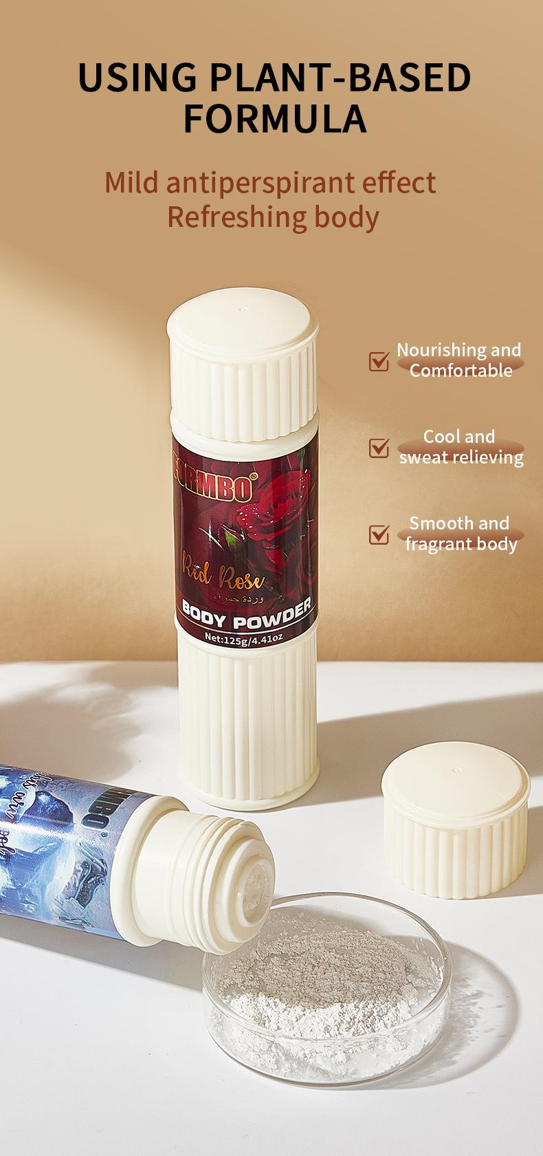 Body Powder - Dry & Absorbent, Cooling Antiperspirant, Odor Eliminating & Long-lasting Dryness, Talc-free Formula, Suitable for All Over Body, Refreshing & Non-sticky, Summer Essential Oil Control & Sweat-absorbing Powder