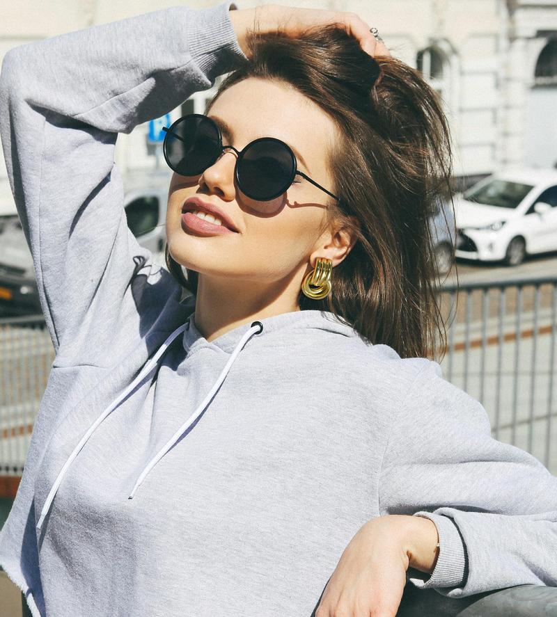 Aprilery Geometric Earrings for Women, Chunky Dangle Earrings Trendy Vintage Statement Earrings Dupes Jewelry for Women