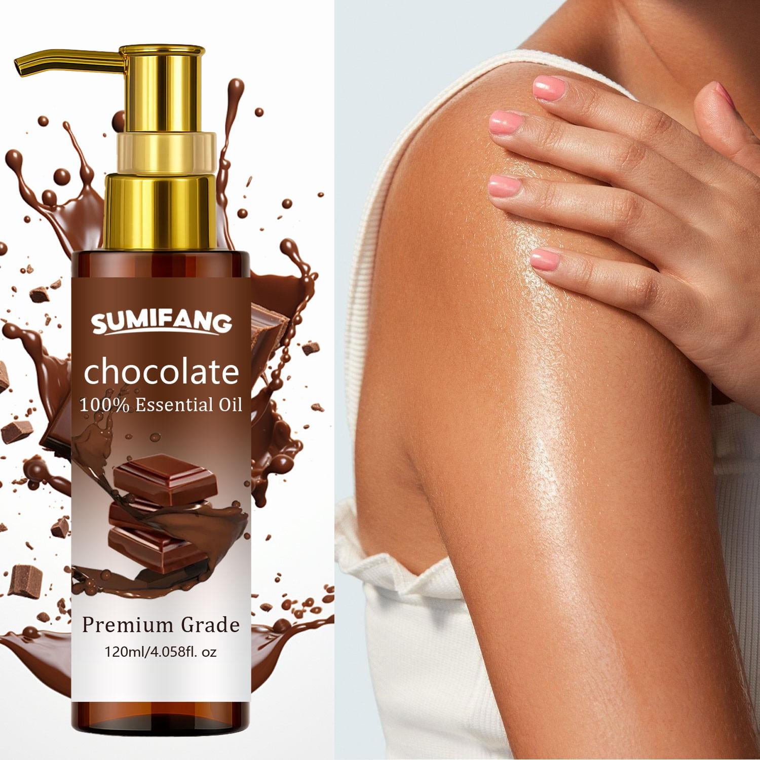 120ML Chocolate Essential Oil, Multi-Scene Care, Lightweight Absorbent Texture, Suitable for Skin, Hair, Massage, Lazy Person's Must-Have