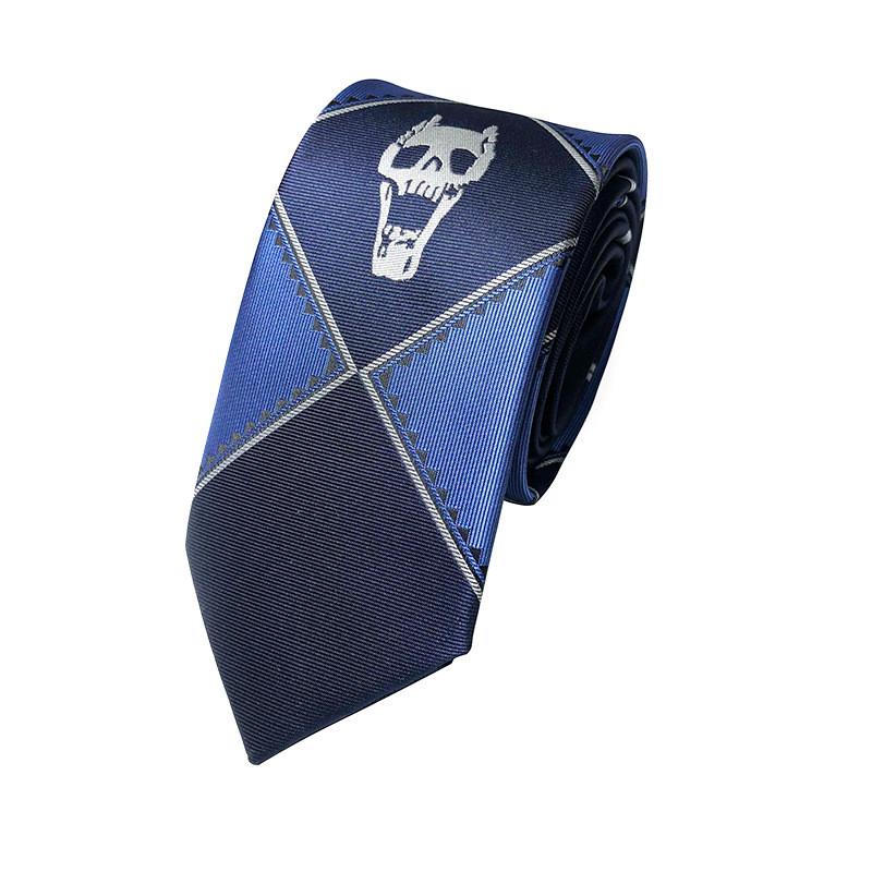 Anime JoJo's Bizarre Adventure Tie Kira Yoshikage Halloween Cosplay Costume Accessories KILLER QUEEN Skull Heavens Door Necktie