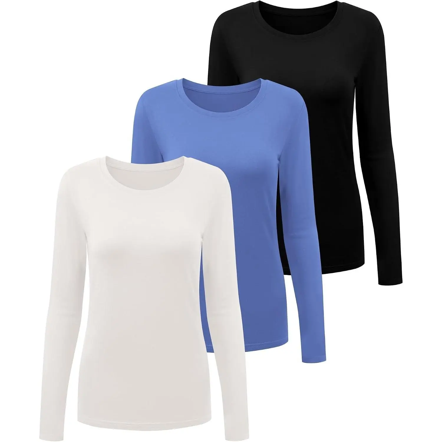 Black/White/Ceil Blue