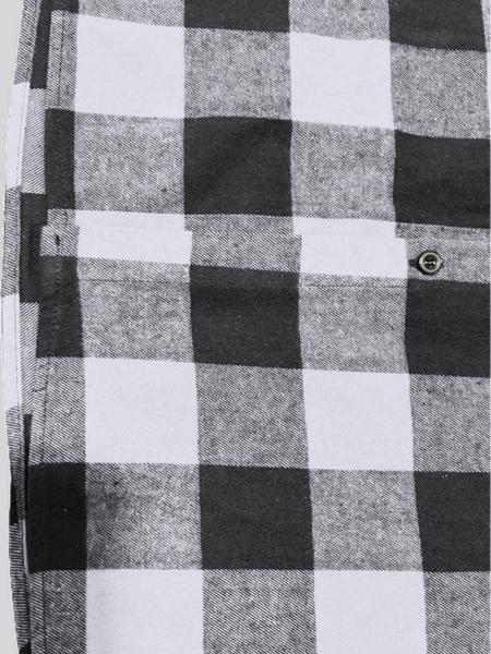 1 PCS Men's Long Sleeve Plaid Shirt, Casual Outdoor Workwear, Ideal Layering for Fall & Winter, Perfect for Men's Daily Wear