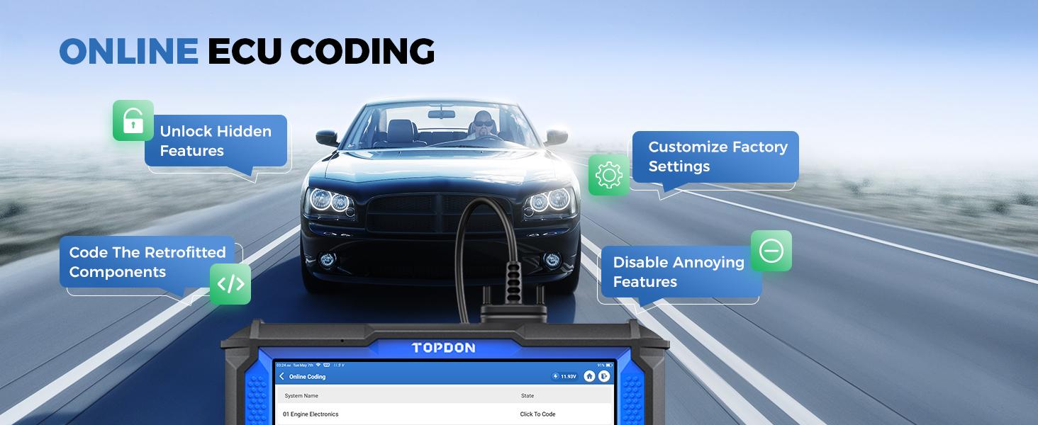 TOPDON Phoenix XLink Scan Tool, Online ECU Coding, Upgraded of Phoenix Plus, Topology Mapping, 41 Services, Bi-Directional Scanner, Guided Function, CAN FD/DoIP, 2 Years Free Update TOPDON Phoenix XLink Scan Tool, Online ECU Coding, Upgraded of Phoenix Plus, Topology Mapping, 41 Services, Bi-Directional Scanner, Guided Function, CAN FD/DoIP, 2 Years Free Update