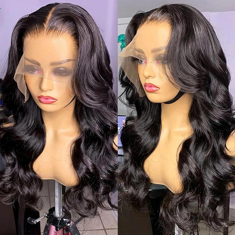 Bling Hair Body Wave 13x6 Lace Front Wigs Human Hair 180% Density Body Wave Lace Front Wigs Human Hair Pre Plucked Wigs Human Hair Wigs 13x4 HD Lace Frontal Wigs