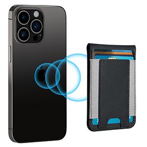 Magsafe Wallet Magsafe Wallet Stand with Airtag Holder  9 Cards Holder, Vegan Leather, BlacK Phone Accessories Cellular Smartphone Cellphone【Christmas】 Digital Blue Electronic Gadgets Portable