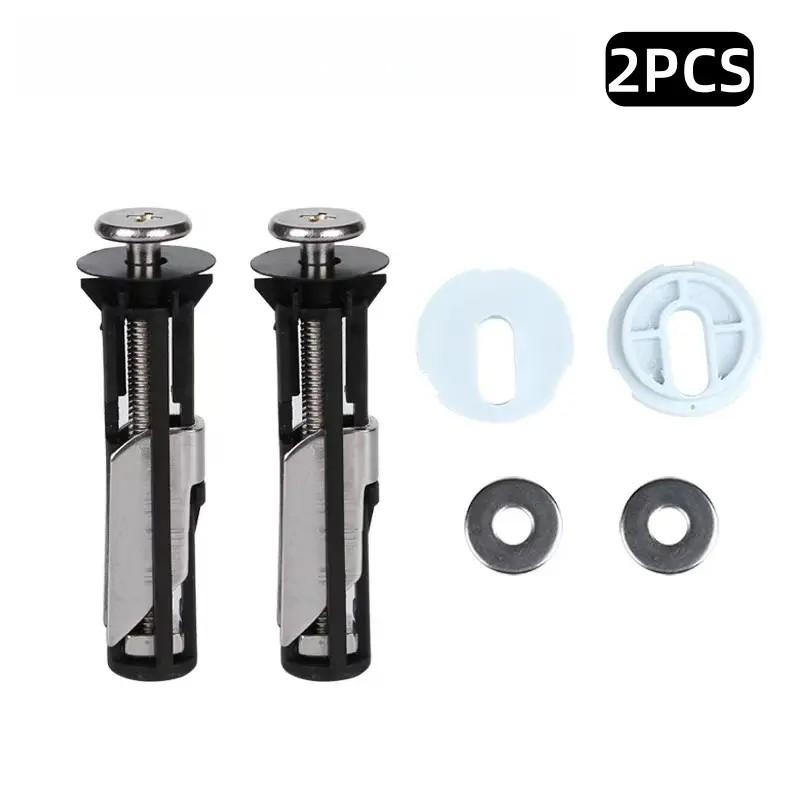 Universal Toilet Seat Bolt Kit, Quick Release Screws, Easy Installation, Replacement Parts, Toilet Lid Maintenance Fixing Accessories