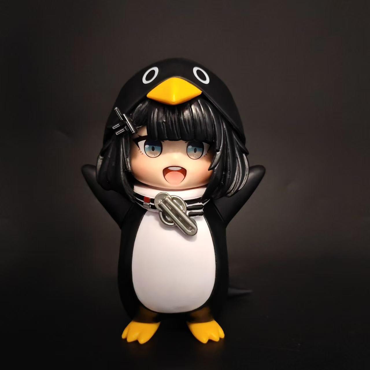 New Arrival Gugu Gaga Penguin Girl Administrator Cute Anime Model Figure Collectible Handmade Ornament