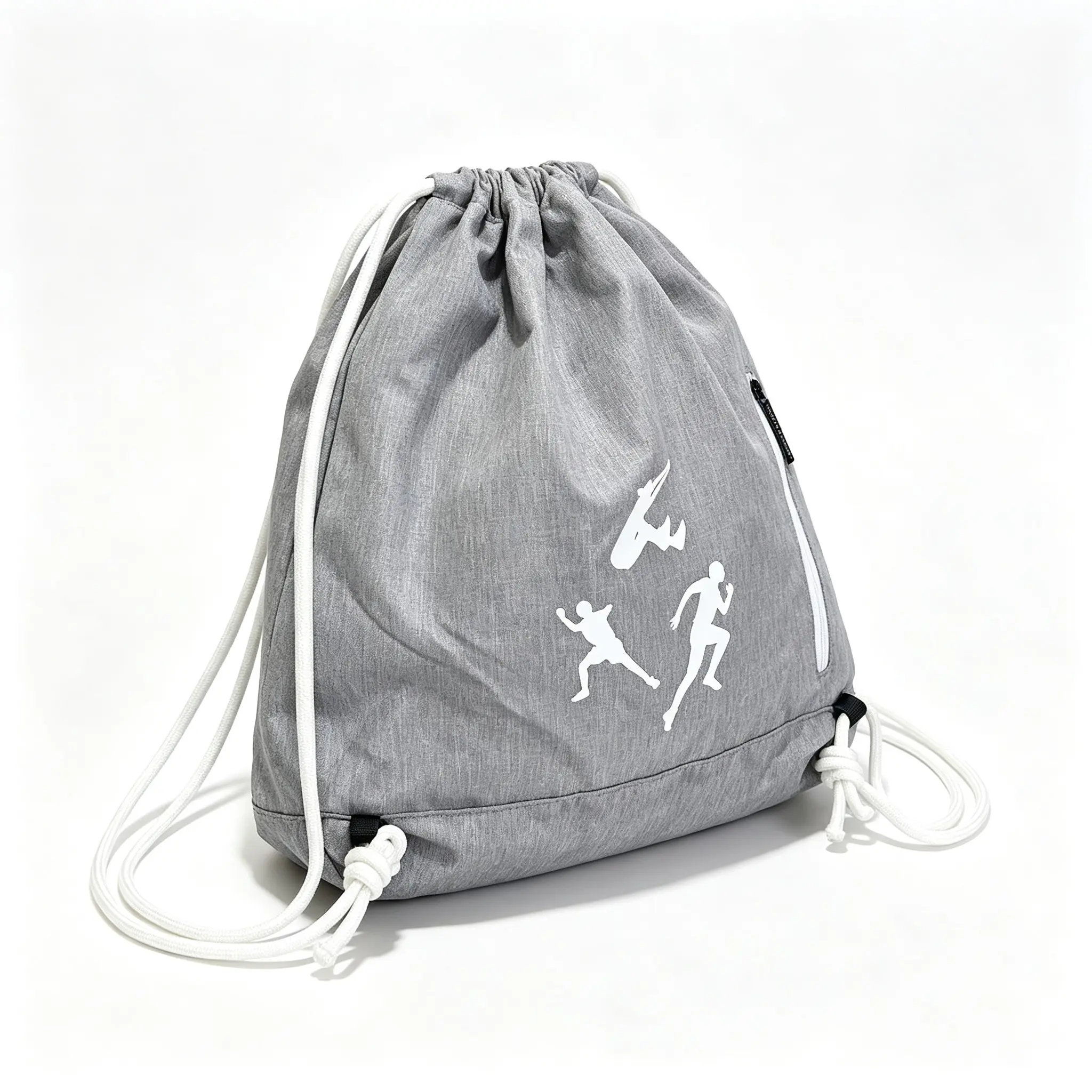 Lightweight Large Capacity Backpack, Durable Drawstring Closure, Soft Fabric Print, Ideal for Fitness, Students, Outdoor Activities, Workout Bag