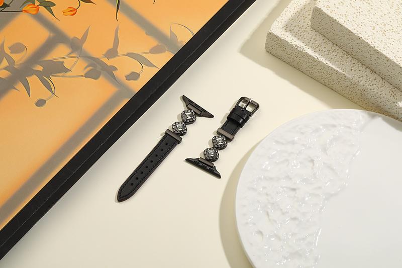 BUREI Clover Bling Strap Stainless Steel Metal Band Compatible for  iWatch 38mm-49mm (Series 1-11/SE/SE2/Ultra/Ultra2), Durable & Stylish Replacement Bracelet for Men & Women (Watch Not Included)#TikTokShopHolidayHaul