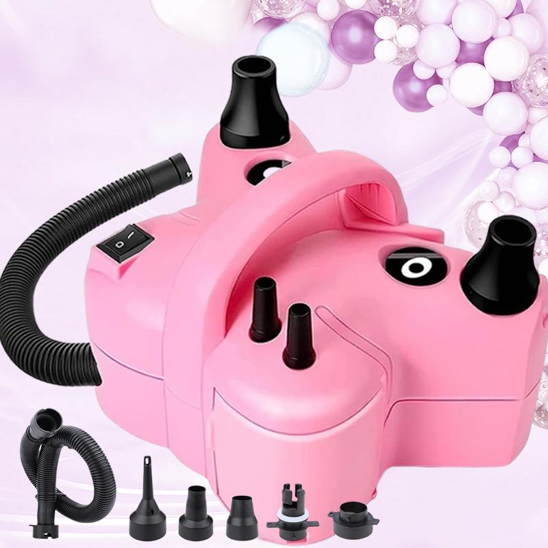 Cherry blossom powder butterfly balloon machine electric dual-hole portable balloon machine for birthday party decoration balloon inflation