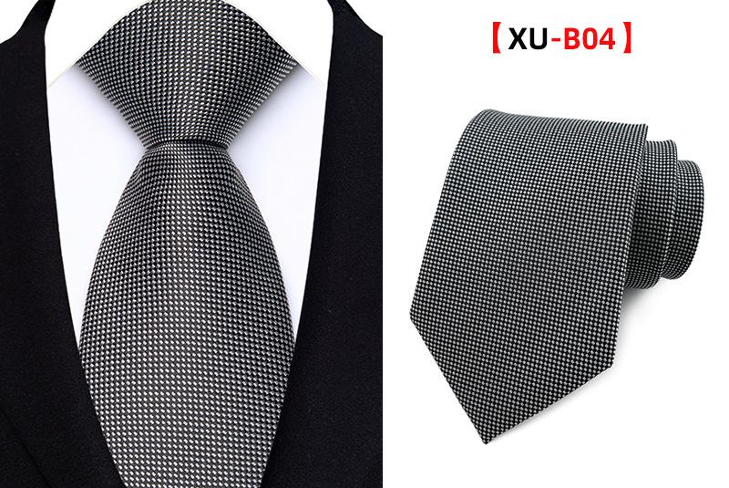 Men's Classic Striped Plaid Necktie - Male Wear for Business Look, Wedding Fit, Formal Suit Accessory - Father's Day Gift for Dad, Husband