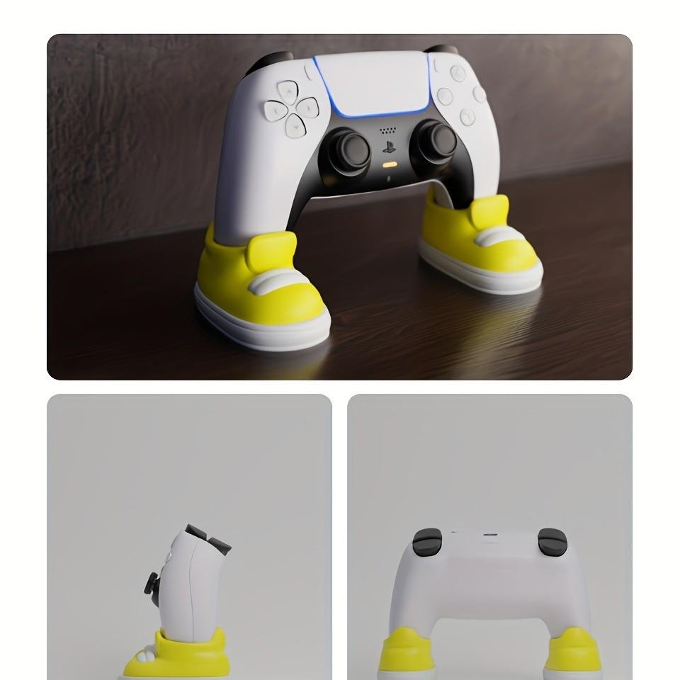 Fun Shoe Theme Controller Stand for Ps5, Durable Gaming Accessory, Game Console Accessories, Bright and Design, Modern Game Setup, Fashionable Desktop Display Rack