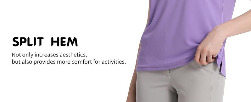 Women's Polo Shirts UPF 50+ Casual Sun Protection Work Quick Dry 4 Buttons Short Sleeve Collared Golf Shirt XS-3XL