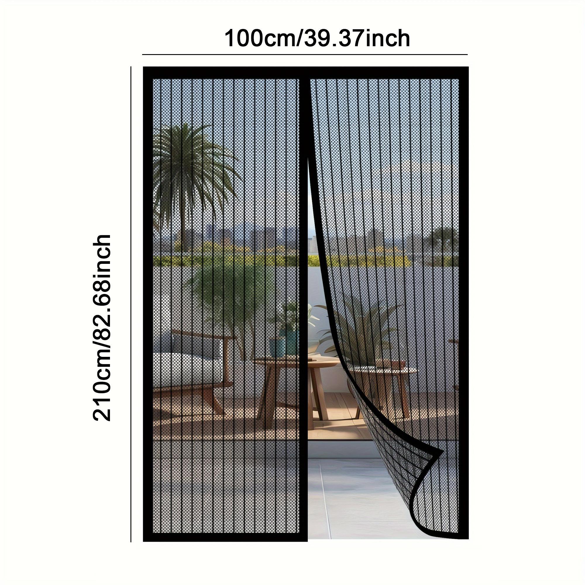 Self-Sealing Heavy-Duty Mesh Partition, Screen Door, Hands-Free Design, Bug-Proof , Pet & Kid Friendly, Available in Two Sizes