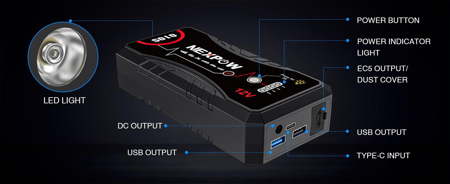 Car Jump Starter 2026 Upgraded Car Battery Jump Starter Pack 3000A Peak for Up to 9.0L Gas and 7.0L Diesel Engine 12V Auto Battery starter Jumper Cables Portable Lithium Jump Box with USB QC3.0 Car Jump Starter 2026 Upgraded Car Battery Jump Starter Pack 3000A Peak for Up to 9.0L Gas and 7.0L Diesel Engine 12V Auto Battery starter Jumper Cables Portable Lithium Jump Box with USB QC3.0