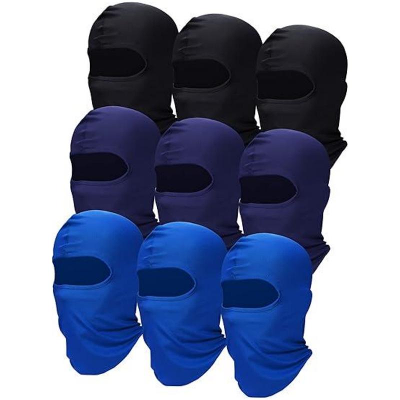 8 Pieces Sun Protection Balaclava Windproof Balaclava UV Protection Full Face Covering for Outdoor Sports