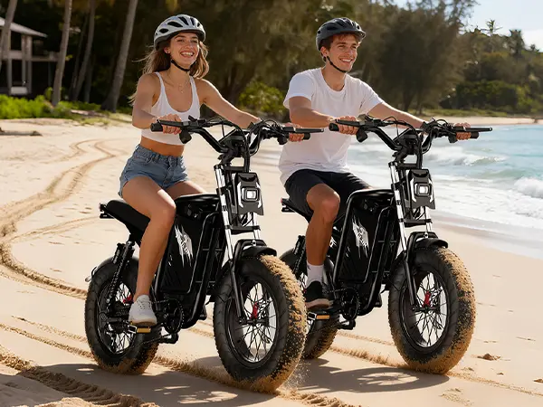 【Z10】YOULON 2000W Electric Bike for Adults, 60V 23Ah Battery, Dual Hydraulic Disc Brakes, 20” Fat Tire All-Terrain Off-Road E Motorcycle, Full Suspension, 36MPH Long Range E Dirt Bike tiktokshopspringglowup