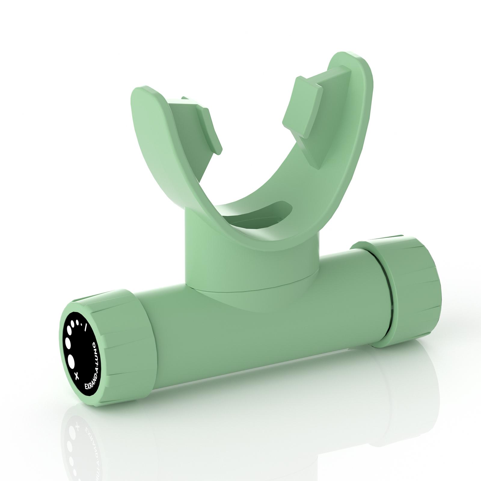 Breathing Lung Function Trainer Portable Respiratory Device, Home Training Equipment, Adjustable Resistance for Home Fitness, Lightweight and Compact