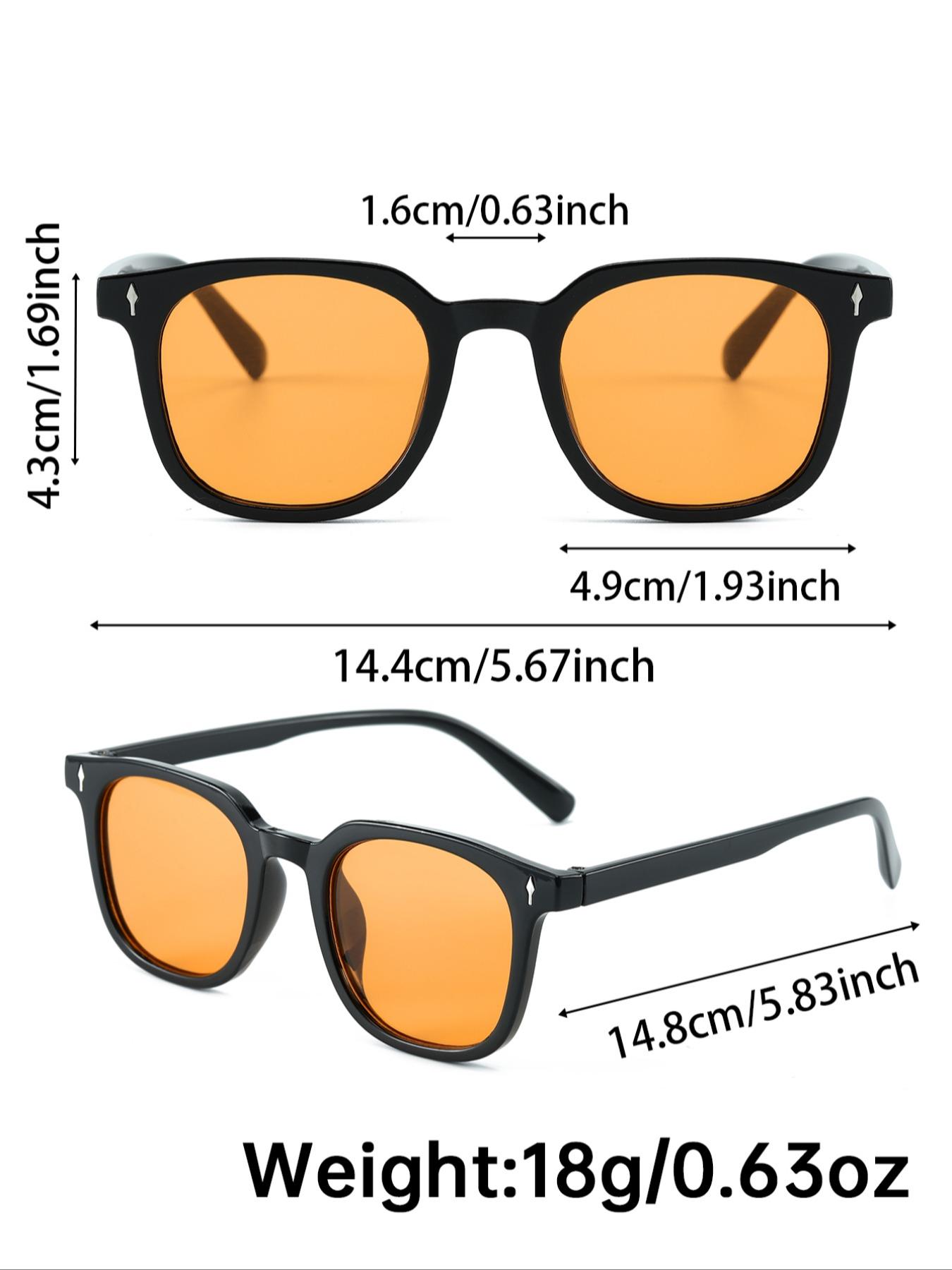 Classic Style Men's Sunglasses, 3-4 Pairs, High Quality Sunglasses, Perfect for Daily Life, Beach Parties, Fashionable Eyewear, Stylish Accessories