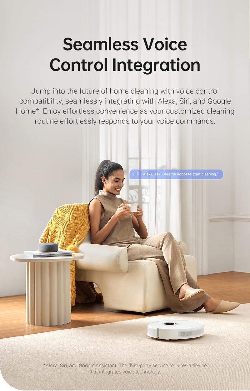 DREAME D10 Plus Gen 2 Robot Vacuum and Mop with Self-Emptying Base for 90 Days of Cleaning, 6000 Pa Suction and LiDAR Navigation, Obstacle Avoidance, Wi-Fi Connected