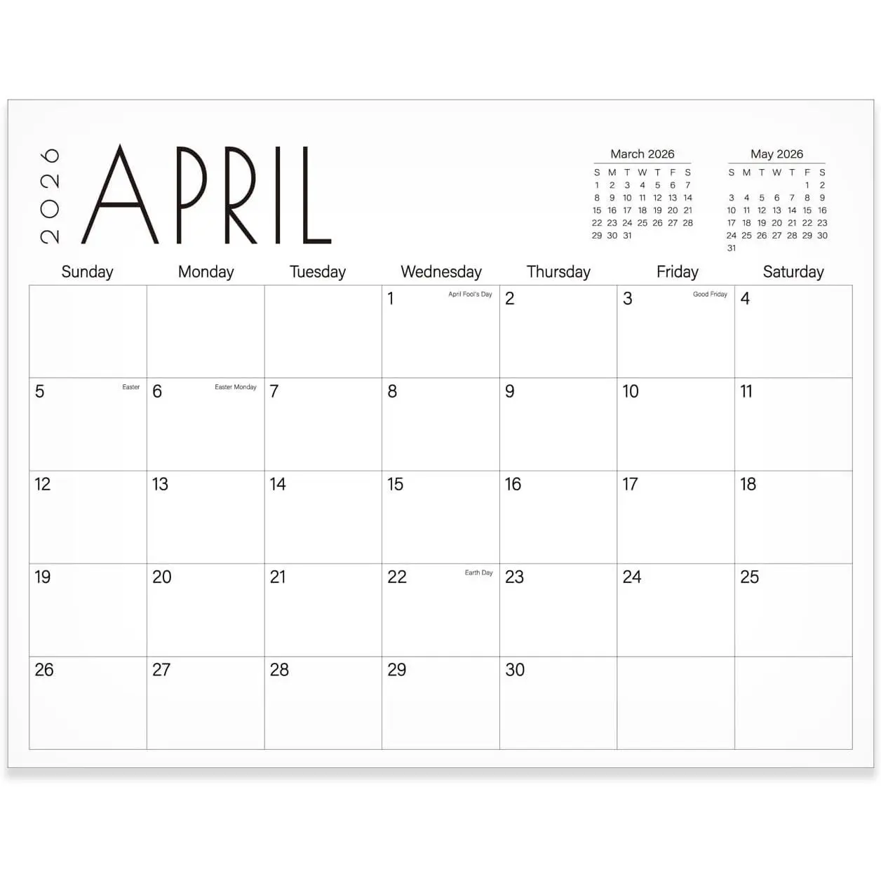 Black-Large-Word Magnetic