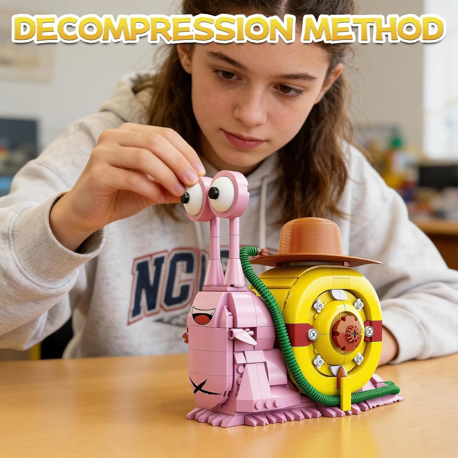 Plop plop plop~ ? Can you hear me? 573-piece One Piece best-selling Transponder Snail building blocks. Build your own iconic One Piece Transponder Snail! 3D educational assembly model ??&zwj;☠️ #OnePiece #AnimeGift