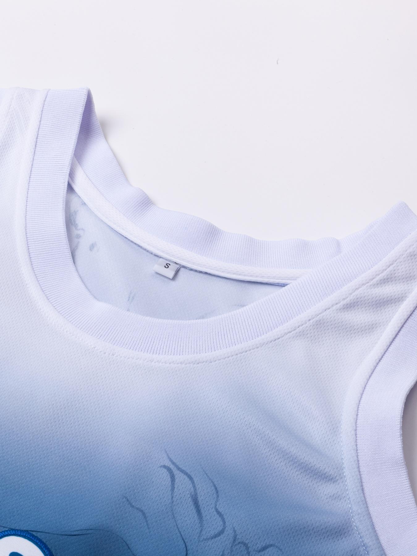 Men's #5 Basketball Jersey, Special Edition Jersey, Breathable Polyester Fabric Basketball Vest, Basketball Clothing for Games, Training & Casual Wear, Gymclothes, Sports Jersey, Sports Top