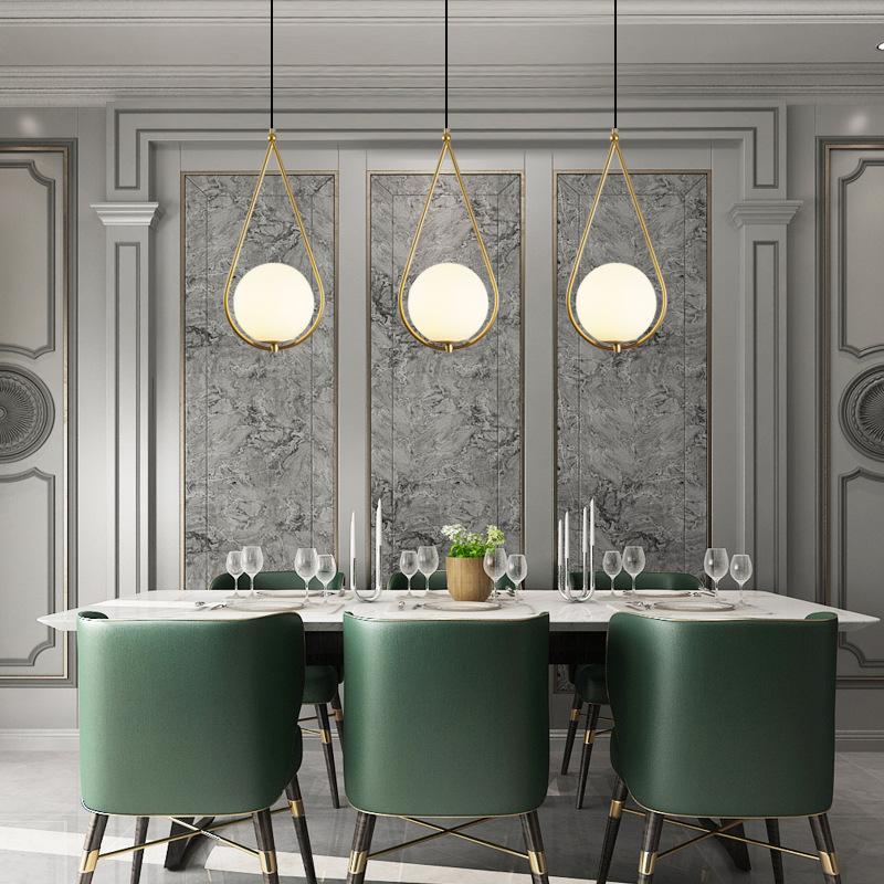 Nordic Style Ceiling Pendant Light, Modern Simple E27 Socket, Adjustable Hanging Lamp for Kitchen Island, Dining Table, Living Room, Bedroom