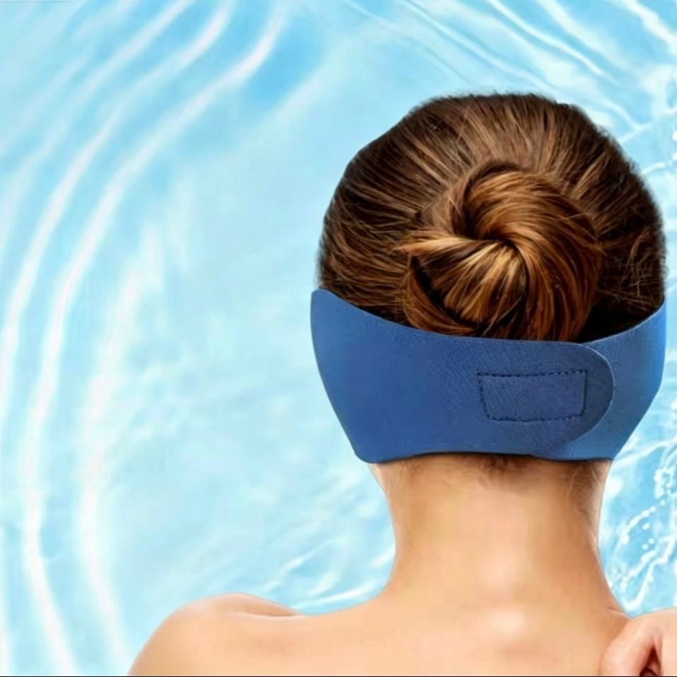 1count Swimming Ear Protector, Head-Fitting Design, Blocks Pool Water and Saltwater, Ideal for Water Sports, All Seasons Use