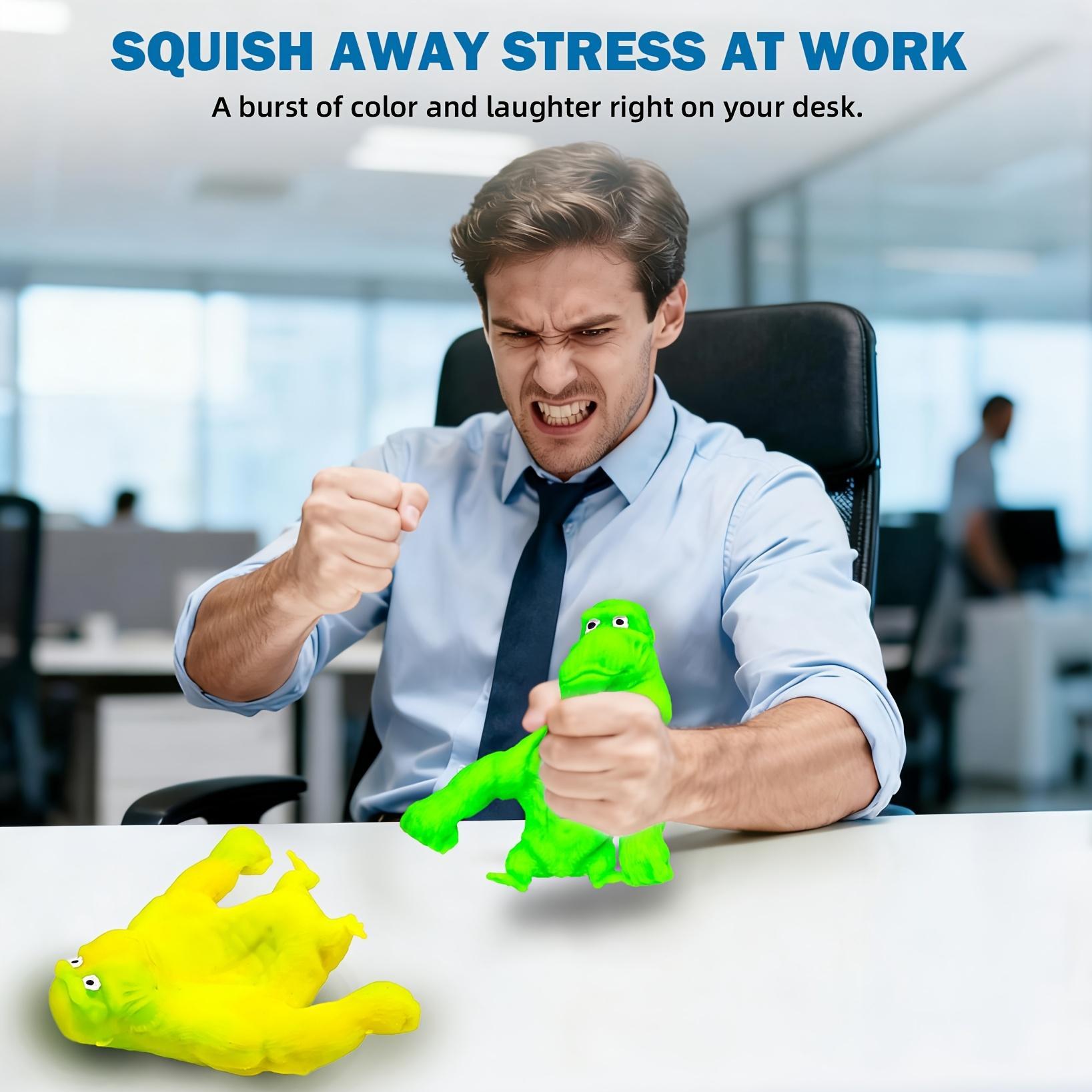 Super Stretchy Gorilla Fidget Toy, Squeeze Monkeys Stretchy Monkey- Original Sensory/Fidget Collectible Toys Holiday Party Gifts, Christmas, Halloween, Easter Basket Stuffing.The Filling Material Is PVA Sponge, Not Sand