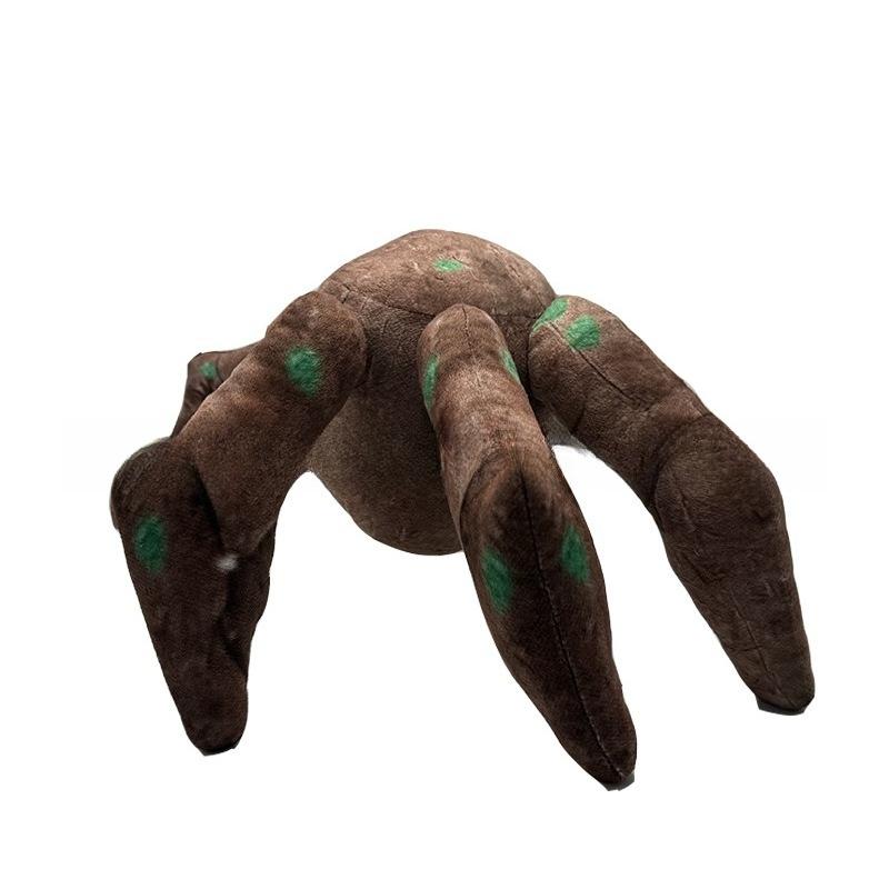 Weird Spooky Roblox Doors Rock Monster Stuffed Plush Toy Brown Mossy Boulder Creature Doll Horror Game Merch Collectible Gift for Game Fans Children
