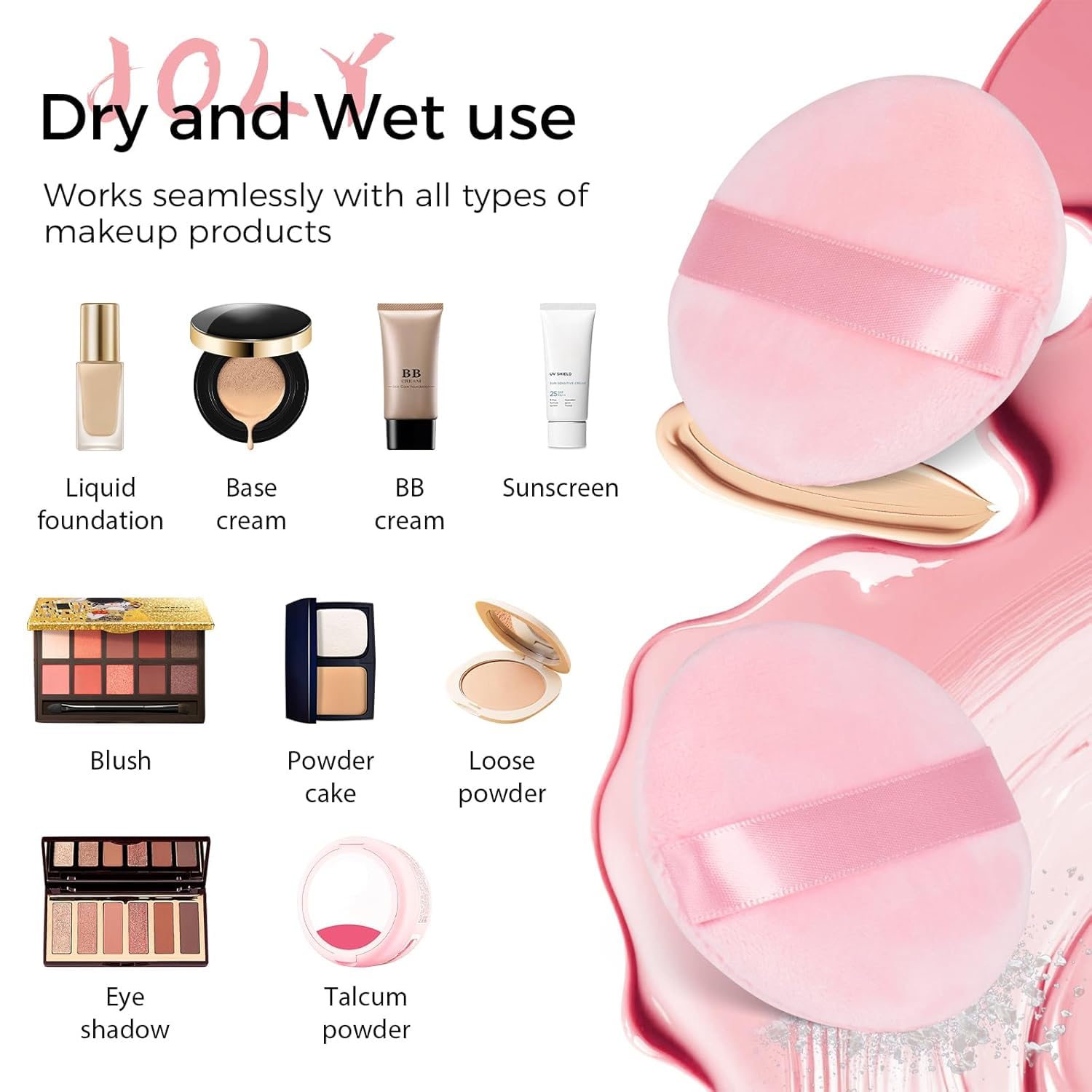 Makeup Brush Set with Sponge and Puff, Synthetic Makeup Brushes, Ultimate Beauty Tools Kit, Complete Cosmetic Brush Collection for Flawless Application, with Makeup Brush Organizer