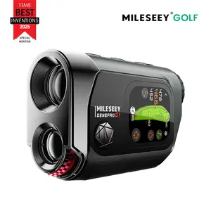 MILESEEY GenePro G1 Touchscreen GPS Golf Rangefinder with Slope 43000 Preloaded Courses 1300 Yards Laser Range Finder Golf Red Green Display 0.1s Flag Pole Locking Vibration 6X Magnification