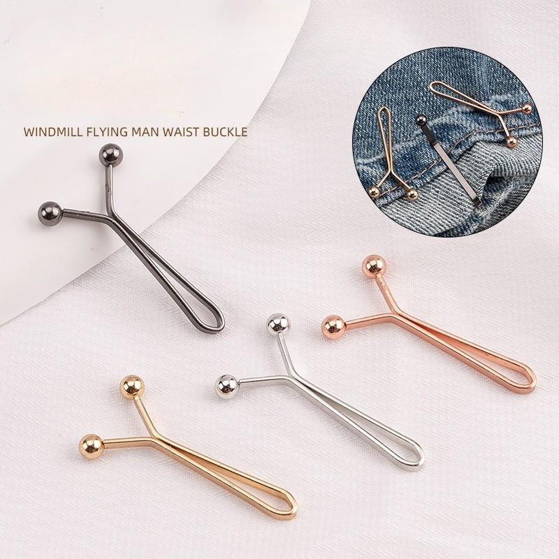 4pcs U-Type Clothing Adjustment Clips, Easy-To-Use Waist Tightener, Perfect for Jeans, Casual Pants, Dresses, Compact and Portable